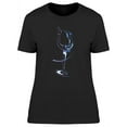 thumbnail image 1 of Ladie Figure Skating  T-Shirt Women -Image by Shutterstock, Female x-Large, 1 of 2