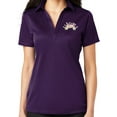 thumbnail image 1 of Ladie's Bowling Arch No Button Polo Shirt, Large Bright Purple, 1 of 3