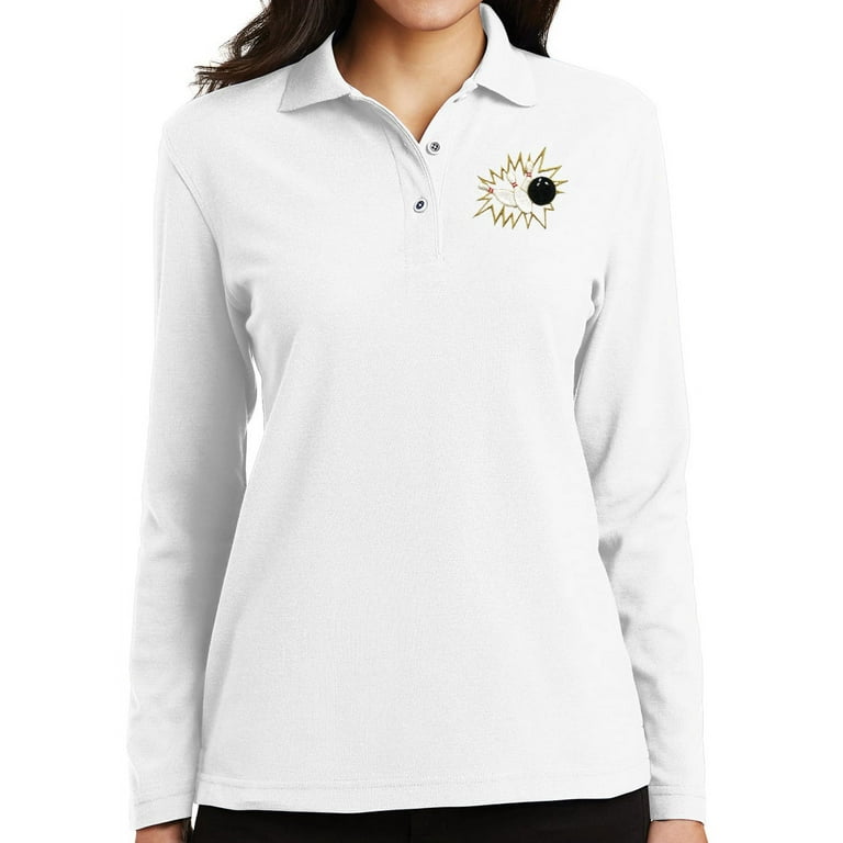 white polo shirt womens walmart
