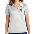 thumbnail image 1 of Ladie's Pickleball No Buttons Dri-Mesh Polo Shirt, Large White, 1 of 3