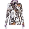 thumbnail image 1 of Ladies 1/2 Zip Micro Fleece with Stylish Camo Designs, 1 of 1