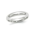 thumbnail image 1 of Ladies 10K White Gold 4mm Polished Wedding Band Ring, 1 of 5