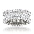 thumbnail image 1 of Ladies 14K Natural Diamond Eternity Band (White Gold Size 5), 1 of 2