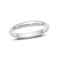 thumbnail image 1 of Gem & Harmony Ladies 14K White Gold 3mm Wedding Band Ring for Women, 1 of 6