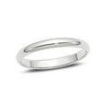 thumbnail image 1 of Gem & Harmony Ladies 14K White Gold 3mm Wedding Band Ring for Women, 1 of 6