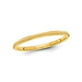 thumbnail image 1 of Ladies 14K Yellow Gold 1.50mm Stackable Milgrain Wedding Band Ring, 1 of 4