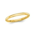 thumbnail image 1 of Gem & Harmony Ladies 14K Yellow Gold 2mm Stackable Wedding Band Ring for Women, 1 of 4