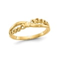 thumbnail image 1 of Gem & Harmony Ladies 14K Yellow Gold Heart Promise Ring for Women, 1 of 6