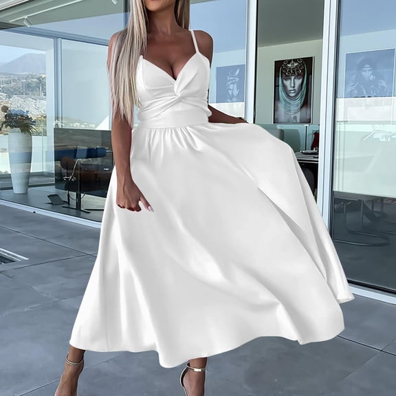 Ladies 2024 Sling Dress Women's Knit Summer Dress Semi Formal Dresses Hiking Dress for Women Floral Fall Dress for Women Download Dresses Teenager Casual Dresses Young Woman Dresses Women Long Dress