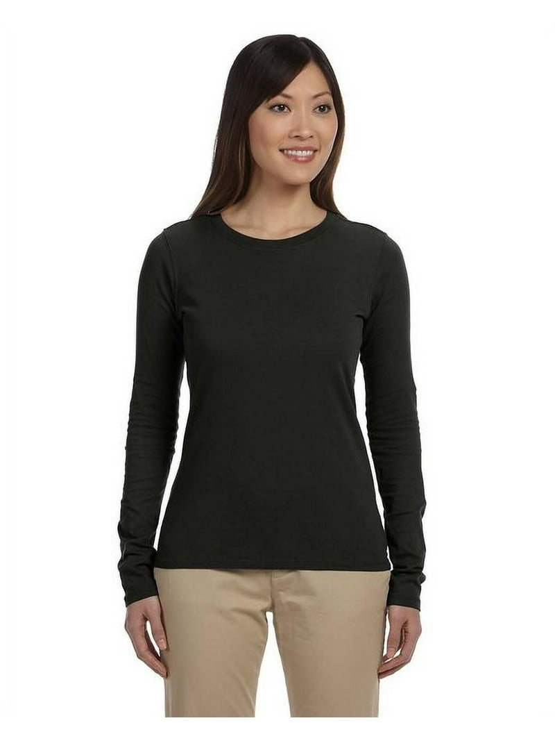 Ladies' 4.4 oz.; 100% Organic Cotton Classic Long-Sleeve T-Shirt