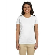 Ladies 4.4 oz.; 100% Organic Cotton Classic Short-Sleeve T-Shirt - BLACK - SD0102H7ZQUX.