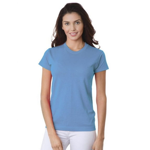 Ladies' 6.1 oz., 100% Cotton T-Shirt CAROLINA BLUE 2XL