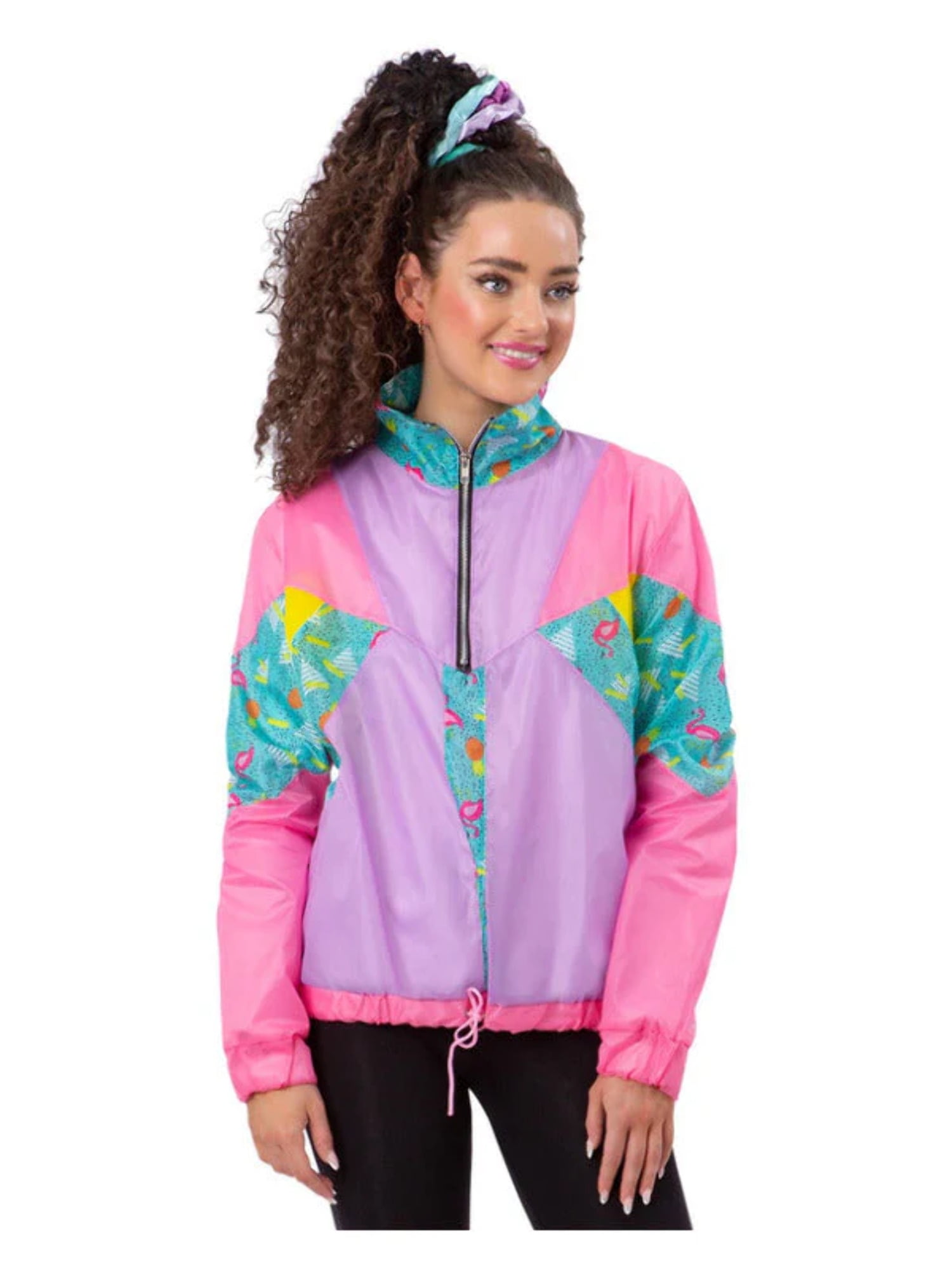 80s Pastel Windbreaker Jacket Ladies Costume 80s Pastel Windbreaker Jacket Ladies Costume