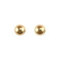 thumbnail image 1 of Ladies 9ct Gold Jewelco London Ball Bead Stud Earrings, 8mm, 1 of 4