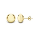 thumbnail image 1 of Ladies 9ct Gold Jewelco London Round Polished Button Stud Earrings - 6mm, 1 of 3