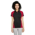 thumbnail image 1 of Ladies' Advantage Snag Protection Plus IL Colorblock Polo - BLK/ RED/ D CHRC - 2XL, 1 of 3