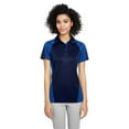 thumbnail image 1 of Ladies' Advantage Snag Protection Plus IL Colorblock Polo - D NV/ T RY/ D CH - 3XL, 1 of 3
