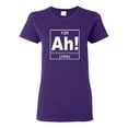 thumbnail image 1 of Ladies Ah! The Element Of Surprise Funny T-Shirt Tee, 1 of 2