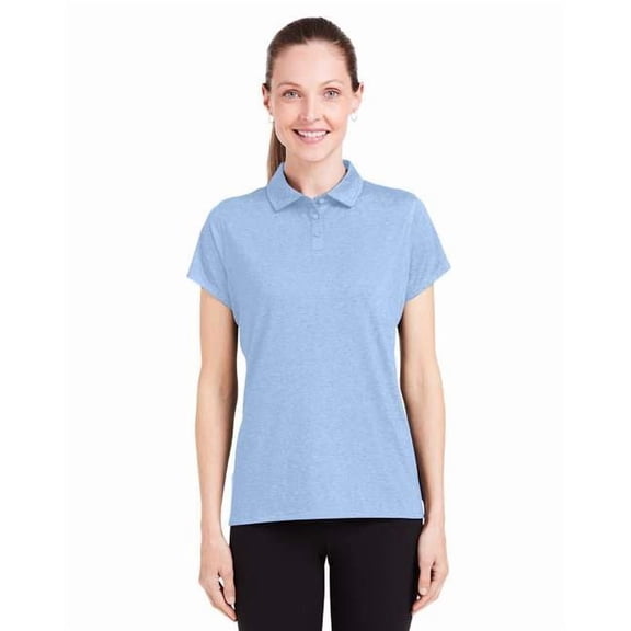 tasc TW938 Women's Air Lightweight Polo-POLAR HEATHER-M