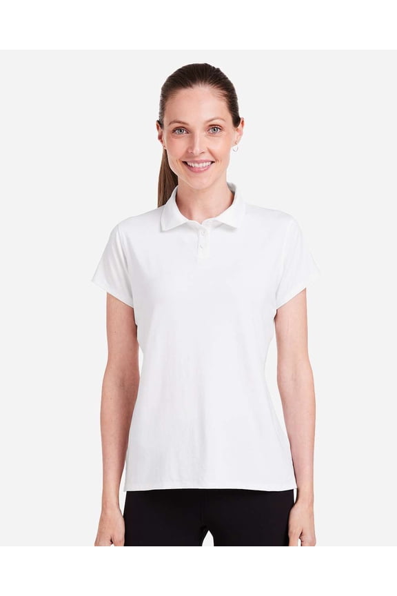 TW938 Women's Air Lightweight Polo-White-XS