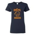 thumbnail image 1 of Ladies All Colts Grow Up To Be Broncos T-Shirt Tee, 1 of 2