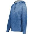 thumbnail image 1 of Holloway 223780.106.2XL Ladies All-Pro Performance Fleece Hoodie, Royal Heather & Silver - 2XL, 1 of 1