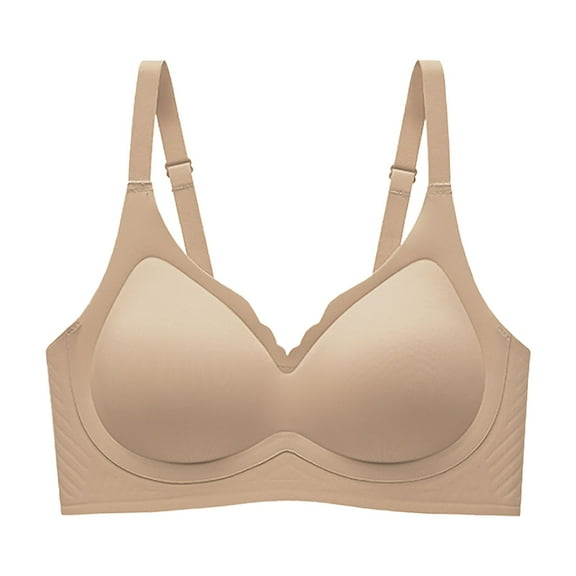 Ladies' Alluring Cross - Back Lace Bra with Side Buckle for Movement and Shock Absorption
