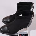 thumbnail image 1 of Ladies' And Winter European And Foreign Trade Plus Round Toe Back Zipper Thick Heel Fashion Short Boots, 1 of 8