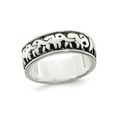 thumbnail image 1 of Ladies Antiqued Elephants Ring in Sterling Silver, 1 of 5