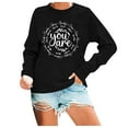 thumbnail image 1 of Ladies' Autumn And Winter Fashionable Casual Hooded Sweatshirt, 1 of 1
