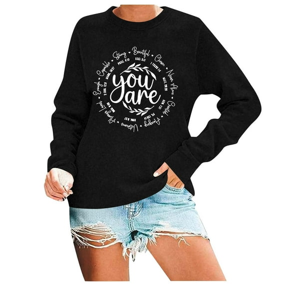 Ladies' Autumn And Winter Fashionable Casual Hooded Sweatshirt