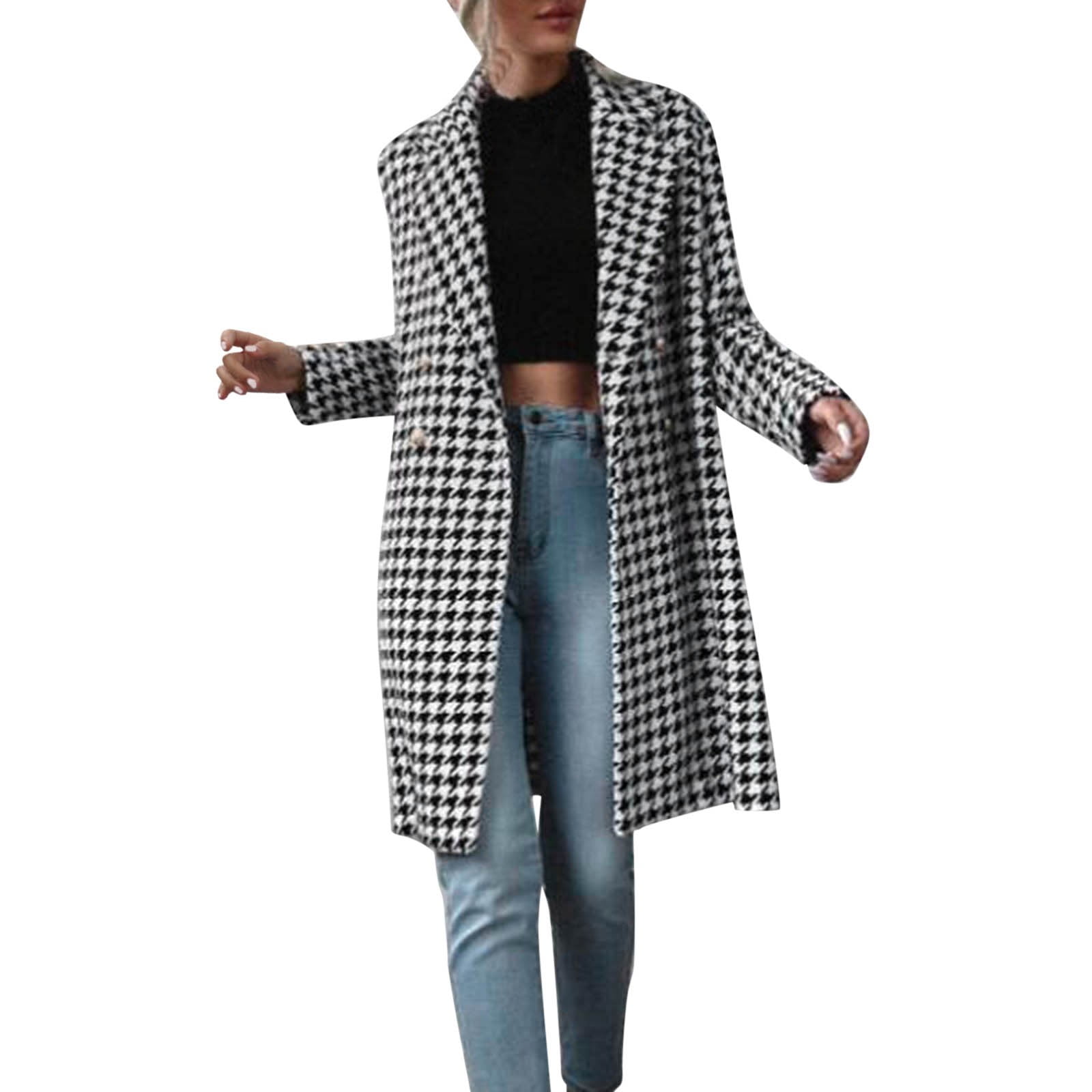 Plaid fitted coat Clearance