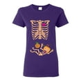 thumbnail image 1 of Ladies Baby Skeleton Witch Halloween Horror Funny DT T-Shirt Tee, 1 of 2