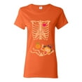 thumbnail image 1 of Ladies Baby Skeleton Witch Halloween Horror Funny DT T-Shirt Tee, 1 of 2