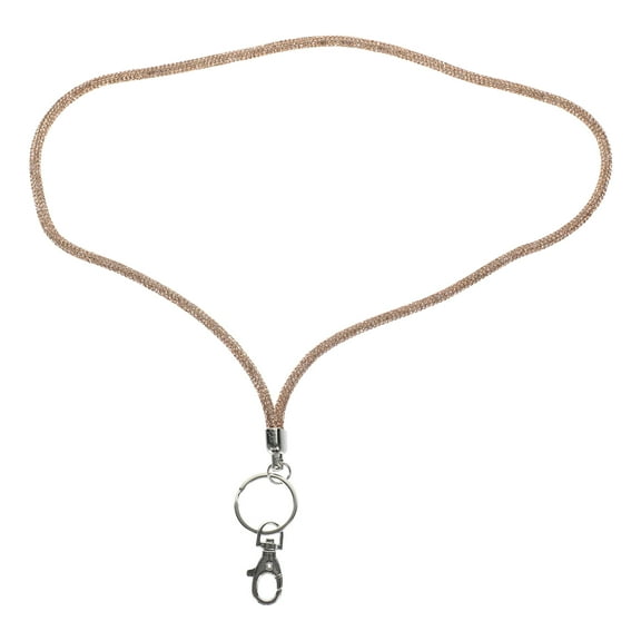 Ladies Badge Lanyard Key Chain Necklace Keychain