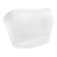 thumbnail image 1 of Ladies Bandeau Strapless Comfort Anti-light Inner Seamless Crop Tube Top, 1 of 5