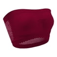 thumbnail image 1 of Ladies Bandeau Strapless Comfort Anti-light Inner Seamless Crop Tube Top, 1 of 7