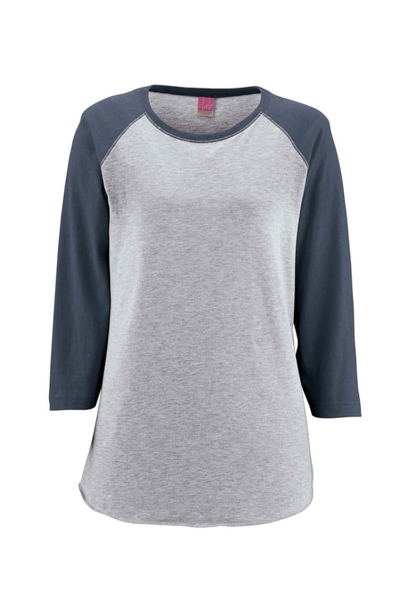 LAT - Women's Baseball Fine Jersey Three-Quarter Sleeve Tee - 3530
