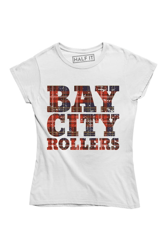 Ladies Bay City Rollers Pop Rock Scotland Scottish Edinburgh T-Shirt