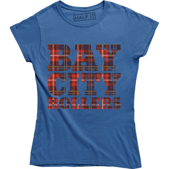 Ladies Bay City Rollers Pop Rock Scotland Scottish Edinburgh T-Shirt