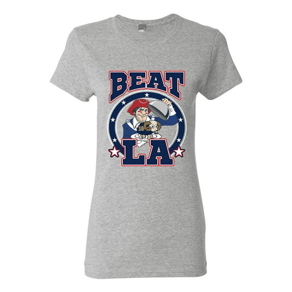Ladies Beat LA New England Football Fan Gear DT T-Shirt Tee
