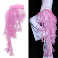 thumbnail image 1 of Ladies Belly Dance Hip Scarf Belt Skirt Latin Dance Chiffon Sequins Tassel Skirt Pink, 1 of 8