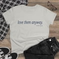 thumbnail image 1 of Ladies Bible Verse Shirt, Relaxed Fit Short Sleeve T-Shirt, Ladies Crewneck, Woman's Cotton Tee, 1 of 9
