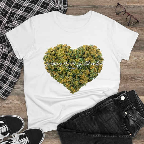 Ladies Bible Verse Shirt, Relaxed Fit Short Sleeve T-Shirt, Ladies Crewneck, Woman's Cotton Tee