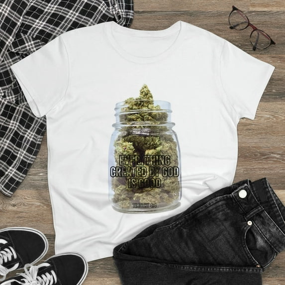 Ladies Bible Verse Shirt, Relaxed Fit Short Sleeve T-Shirt, Ladies Crewneck, Woman's Cotton Tee