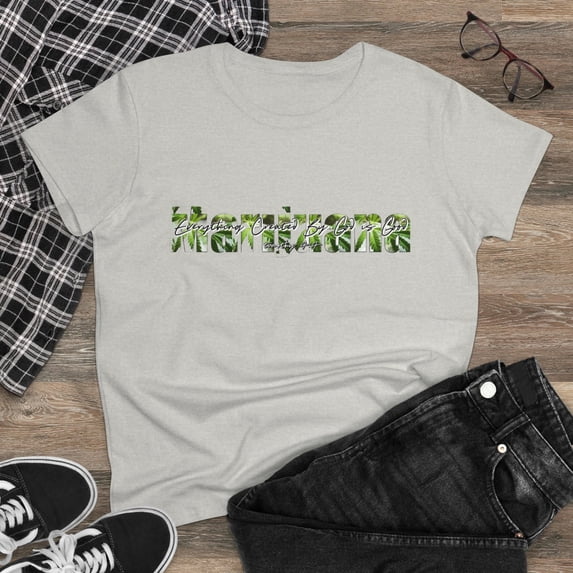 Ladies Bible Verse Shirt, Relaxed Fit Short Sleeve T-Shirt, Ladies Crewneck, Woman's Cotton Tee