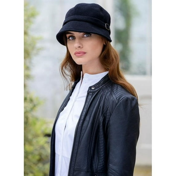Ladies Black Flapper Hat Made By Mucros Weavers