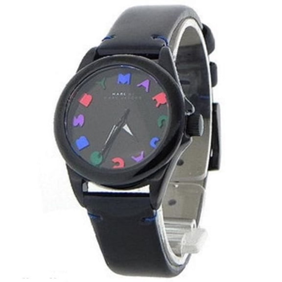 Ladies Black Patent Leather Black IP Watch MBM1193 $200.00