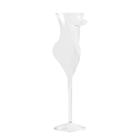 Ladies' Body Shape Glass Glass Novel Glass Tall Cup Drinking Cup for Home Bars Birthdays