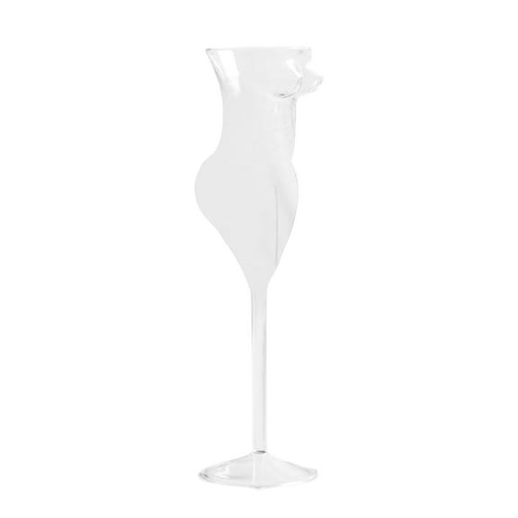 Ladies' Body Shape Glass Glass Novel Glass Tall Cup Drinking Cup for Home Bars Birthdays